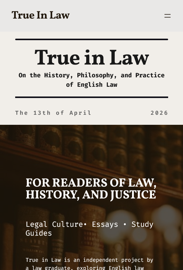 Screenshot 2026-04-21 at 17-15-34 True In Law – Strange in Fact. True In Law