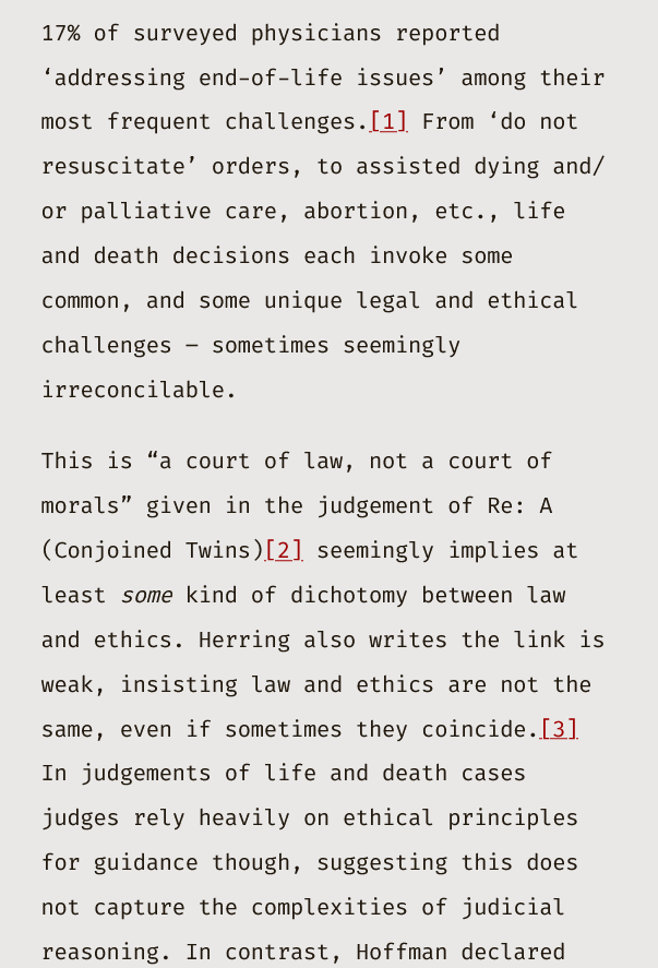 Screenshot 2026-04-21 at 17-18-14 ESSAY Re A (2001) Medical Law & How Life & Death Decisions Reflect Consideration of Law and Ethics – True In Law